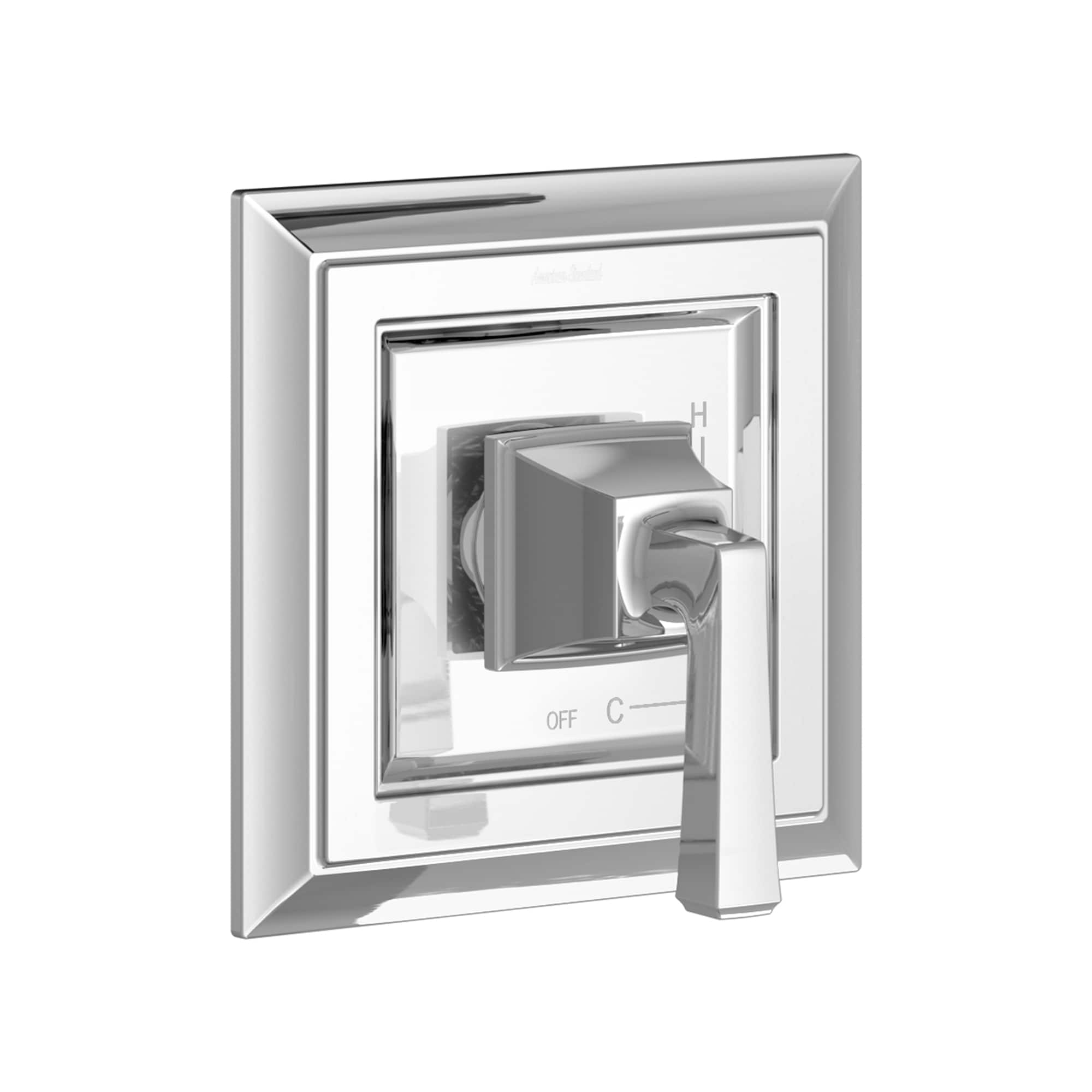 Grifo de ducha de función única de una sola manija Town Square S de American Standard en cromo pulido TU455500.002