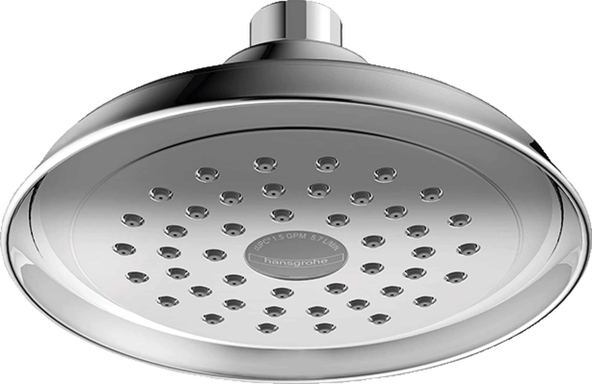 Hansgrohe Joleena Cromo Se vende por separado Regadera redonda de 5.75 pulgadas con función única