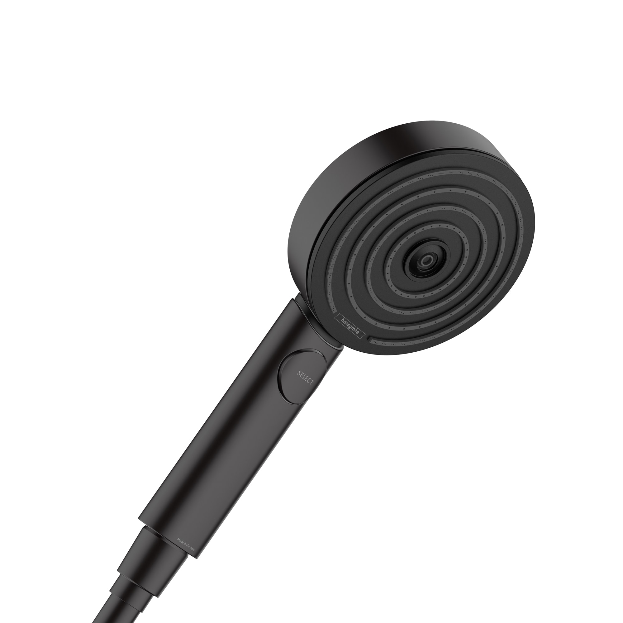 Hansgrohe Pulsify S Negro Mate Se vende por separado Mezcladora de ducha redonda multifuncional de 4 pulgadas 24112671