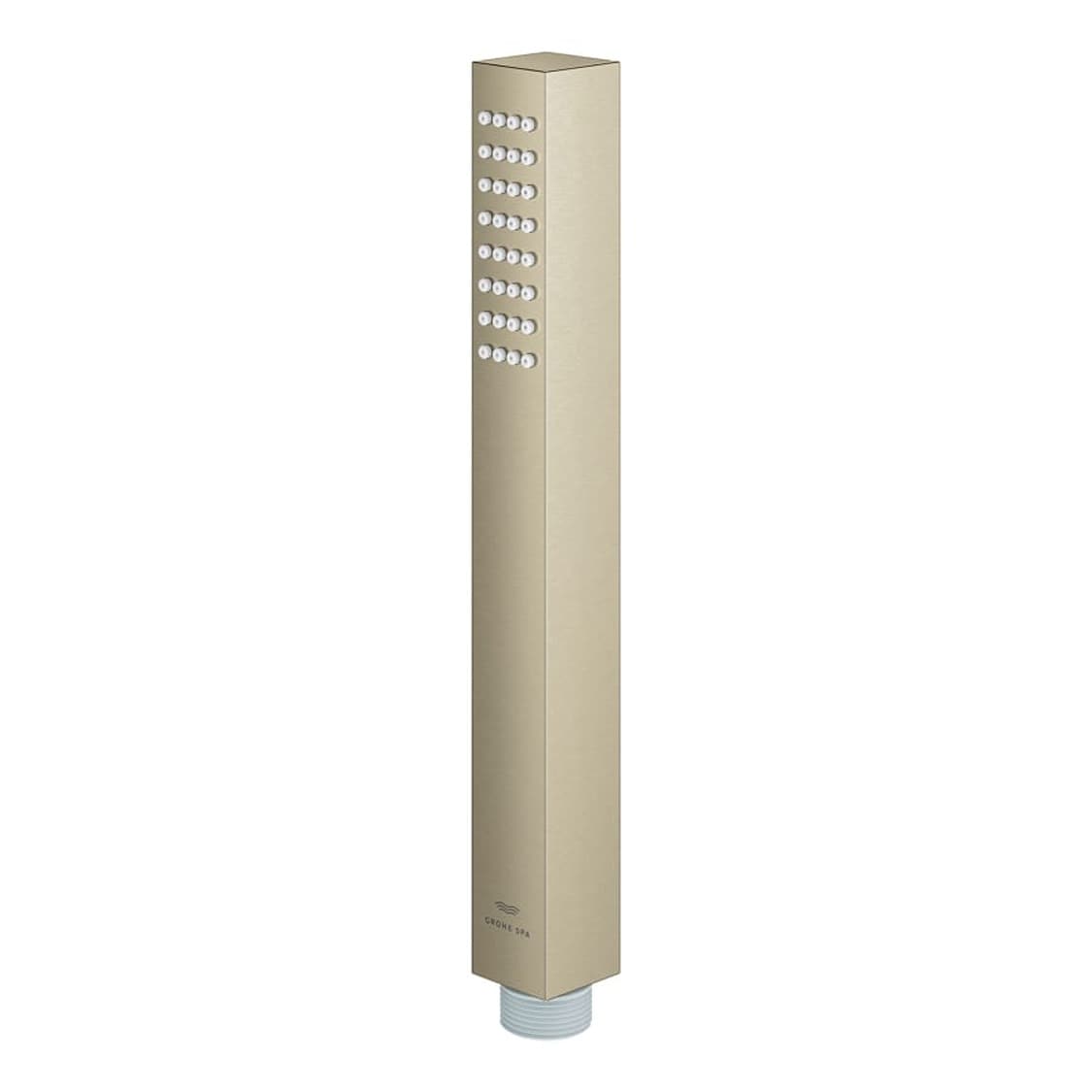 Acabado Cromo Brillo de GROHE Se vende por separado Grifo de Ducha de Mano Rectangular de 0.94 Pulgadas 26867000
