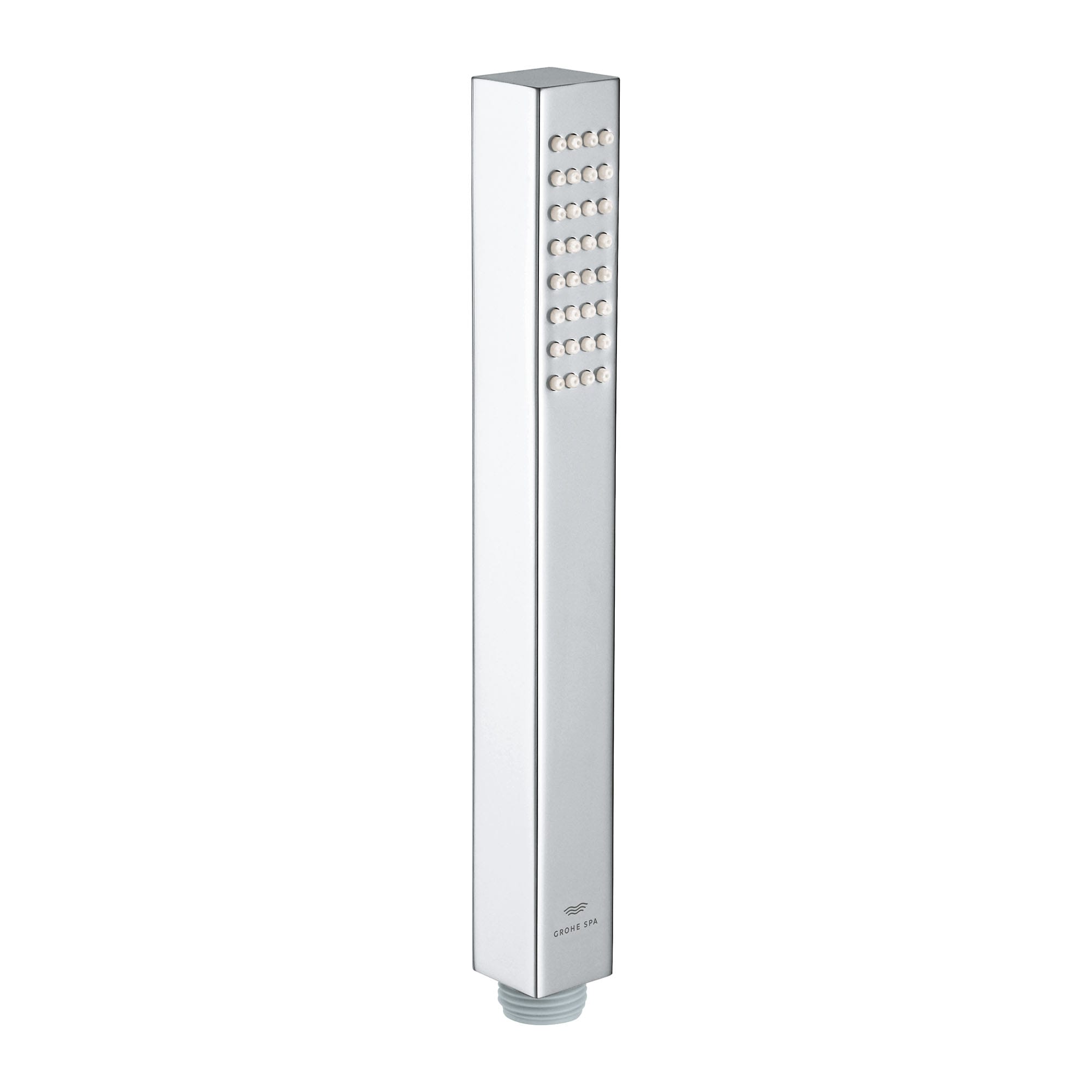 Acabado Cromo Brillo de GROHE Se vende por separado Grifo de Ducha de Mano Rectangular de 0.94 Pulgadas 26867000