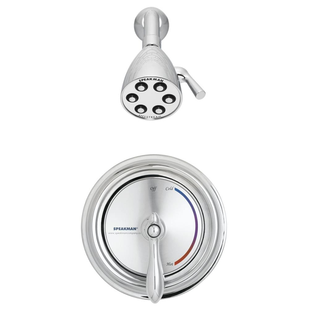 Faucet de Ducha de 1 Manija de 2.8 pulgadas en Cromo Pulido Speakman Sentinel Mark II con Función Multiusos y Válvula SM-3010-IS-2