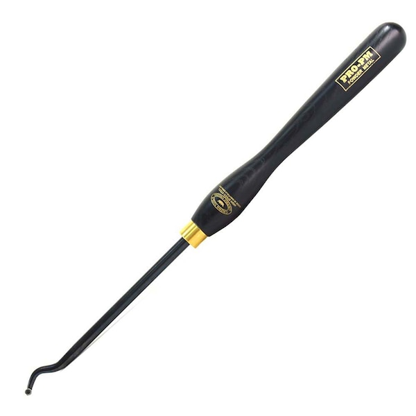 Crown Tools 1/2 Inch Swan Neck Tapered Shaft with 8mm Cutter and Torx Screw, 16 Inch Handle - 25304