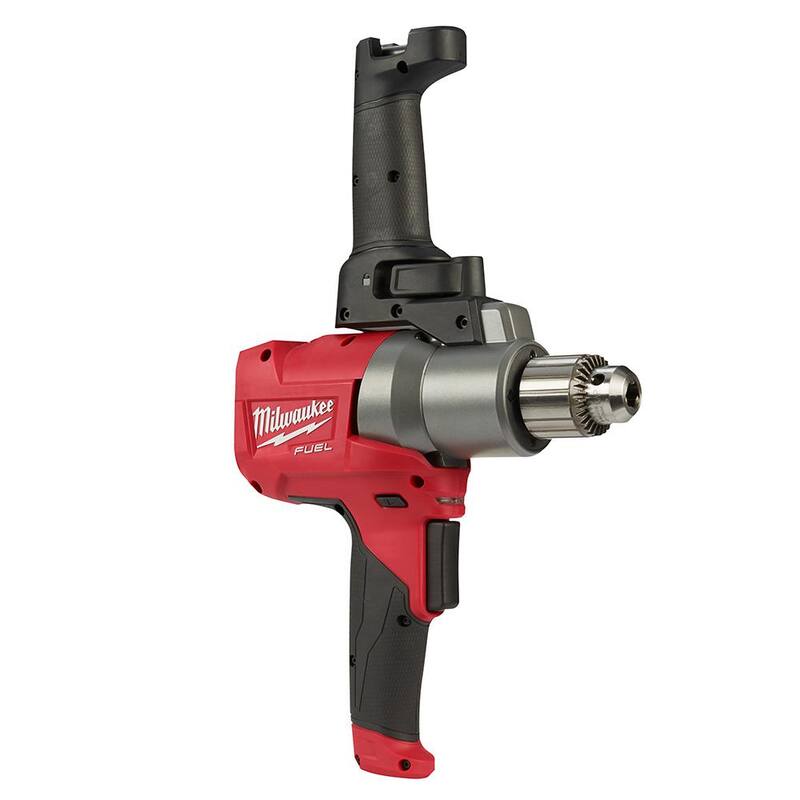 Batidor de lodo inalámbrico Milwaukee M18 FUEL 18V de 1/2 pulgada con batería de 5.0 Ah M18 - 2810-20-48-11-1850
