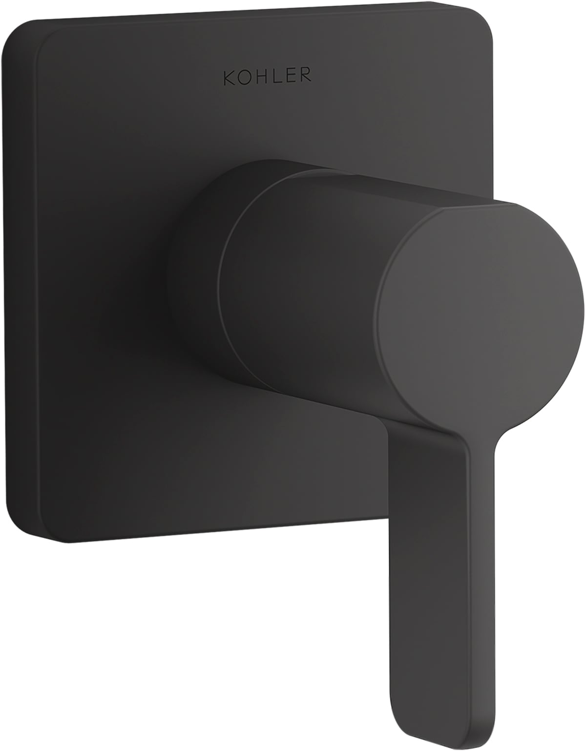 Grifo para regadera de un solo mango en Negro Mate KOHLER Parallel (Se vende por separado) (Válvula no incluida) K-T23509-4-BL