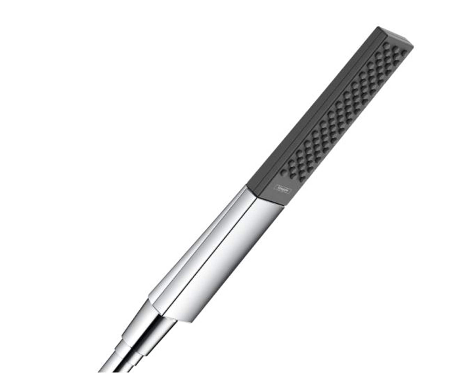 Grifo de ducha de mano rectangular de 1.5 pulgadas, cromado de Hansgrohe - Se vende por separado