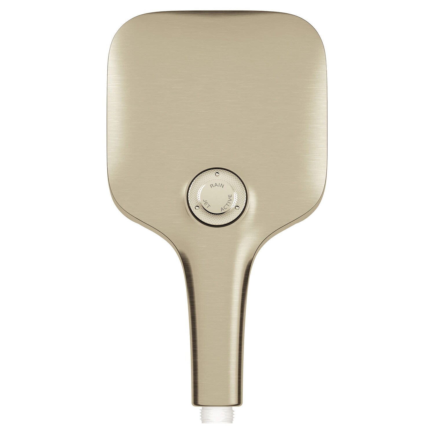 Regadera de mano cuadrada de níquel cepillado con un solo mango GROHE Rainshower 5.13 pulgadas - Modelo 26585EN0