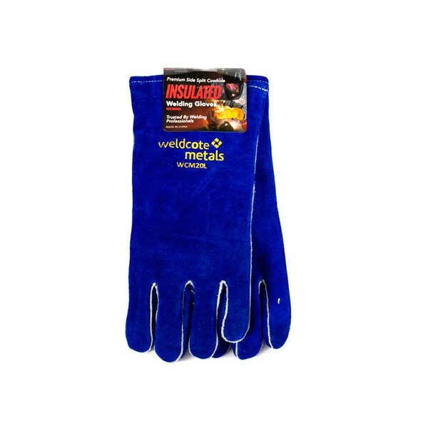 Guantes de soldadura Weldcote, Guante para soldadores, Forrado con Cojín/Puntadas de Kevlar, Talla Grande - WCM20L