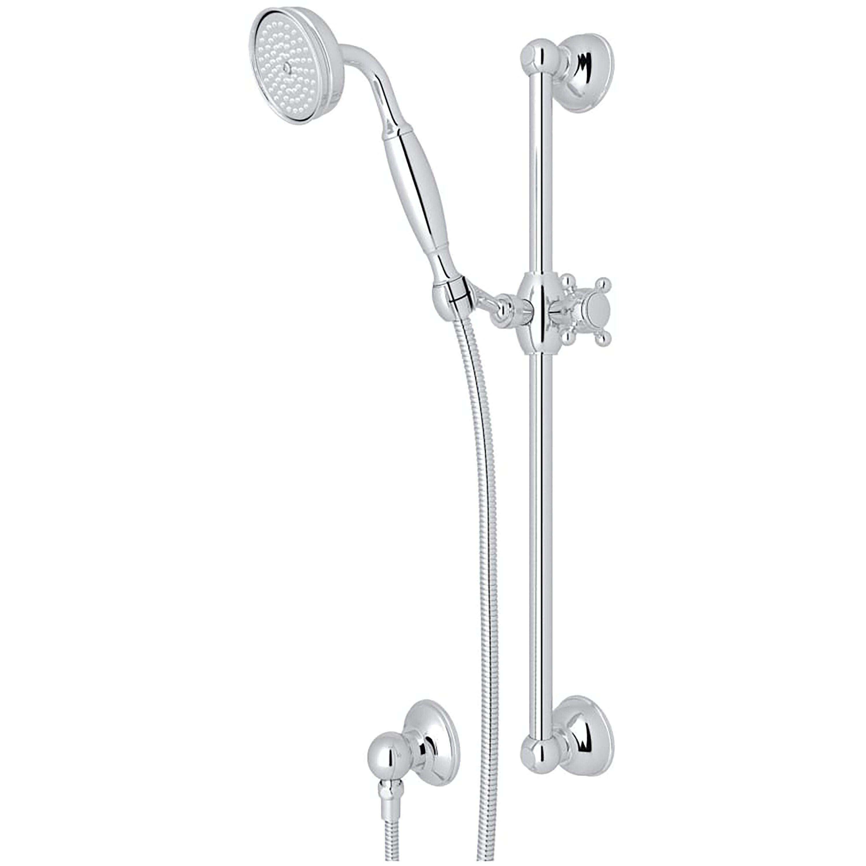 Regadera de Spa Rohl Cromo Pulido Se vende por separado Función individual Mezcladora redonda de 6 pulgadas 1301EAPC