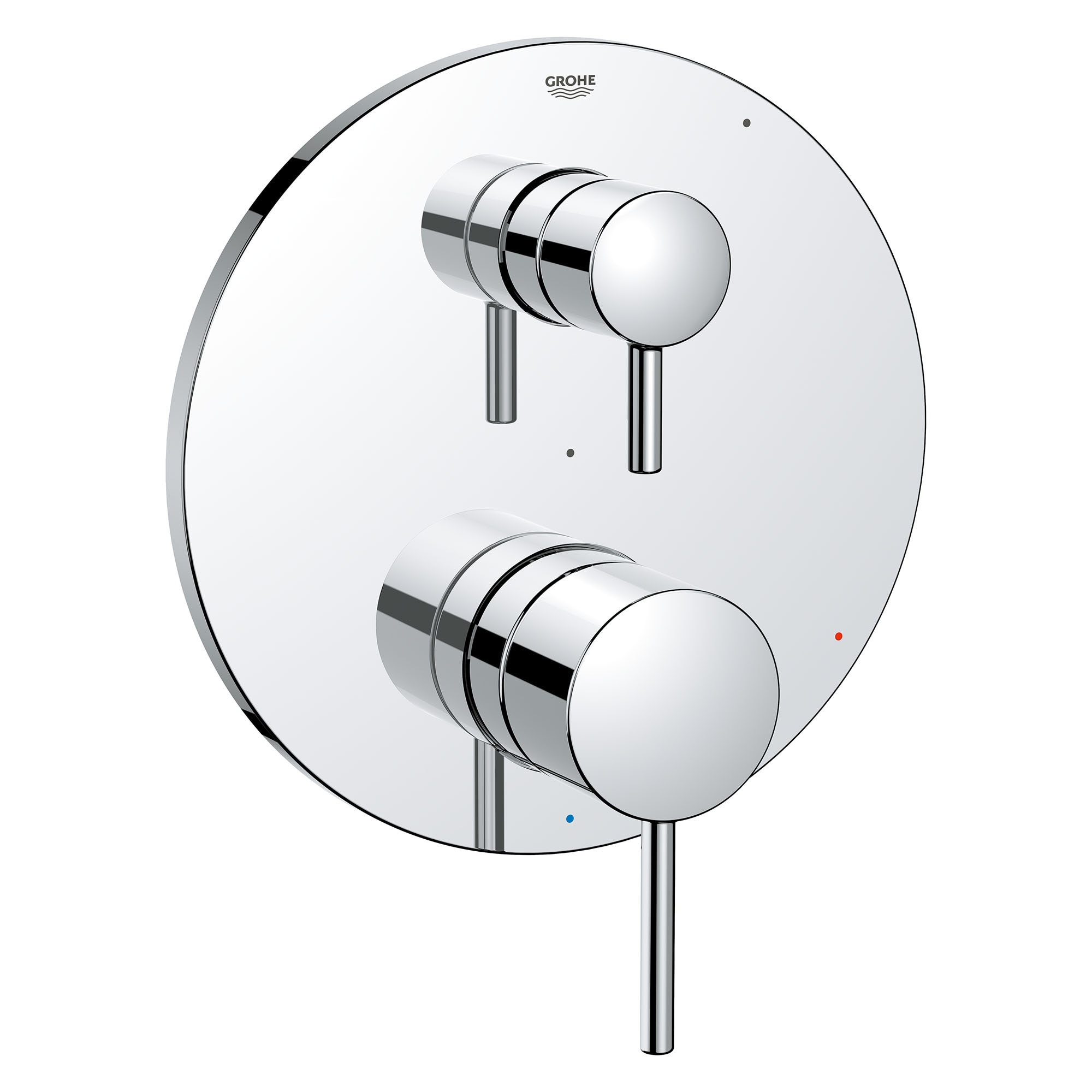 Cromo brilloso Grohe Se vende por separado Grifo de ducha de 7.5 pulgadas 29423000