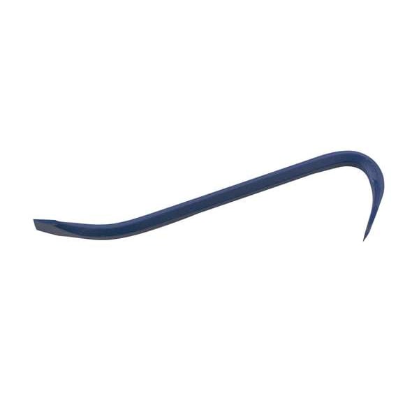 Westward Gooseneck Wrecking Bar, 12 In, 1/2 In Dia - 3FE97