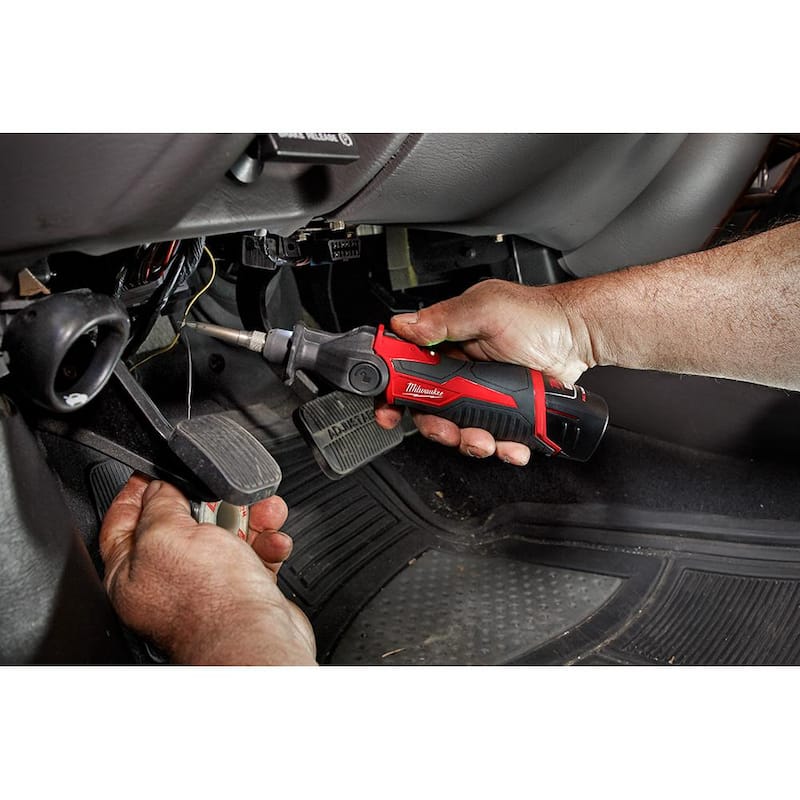 Milwaukee M12 FUEL 12V inalámbrico con escobillas de iones de litio de 1/2 pulgadas con kit de taladro/destornillador w/Hierro de soldar M12 - 3403-22-2488-20.