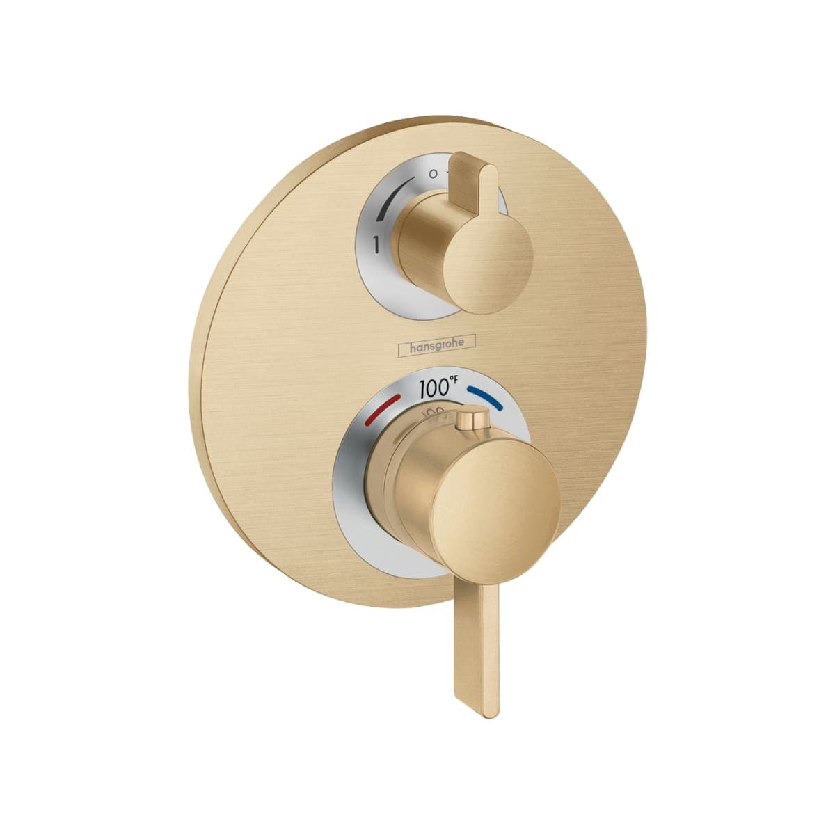 Hansgrohe Luminaria LED de Amplio Alcance en Bronce Cepillado con 2 Manijas - Se vende por separado - Regadera 15758141