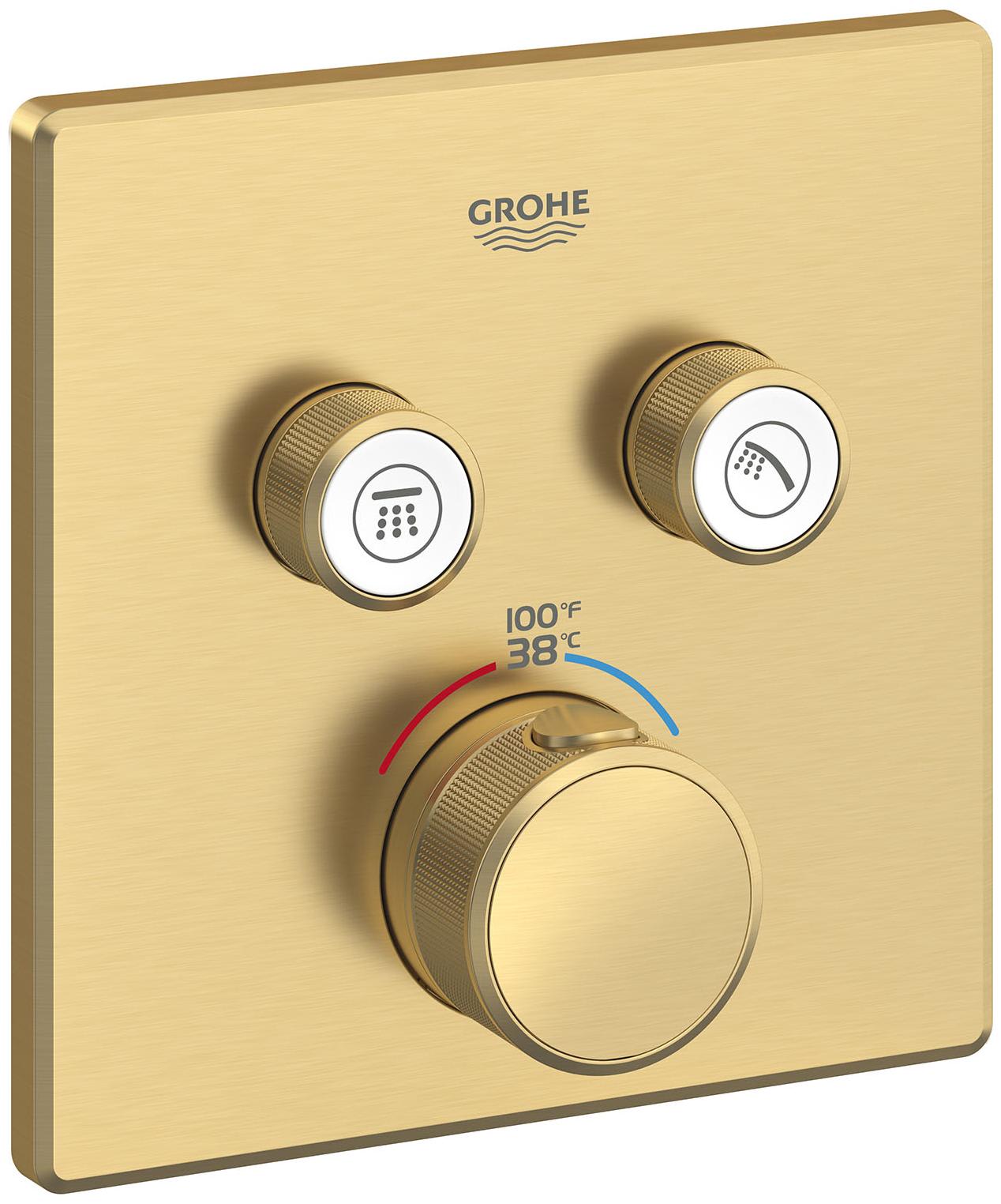 GROHE Cepillado Amanecer Fresco Vendido por separado Grifo de Ducha de 6.25 Pulgadas 29141GN0