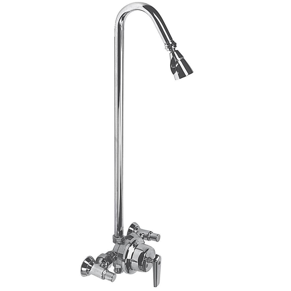 Grifería de ducha individual de función única de 2.75 pulgadas en cromo pulido Speakman Sentinel Mark II con válvula S-1495-AF