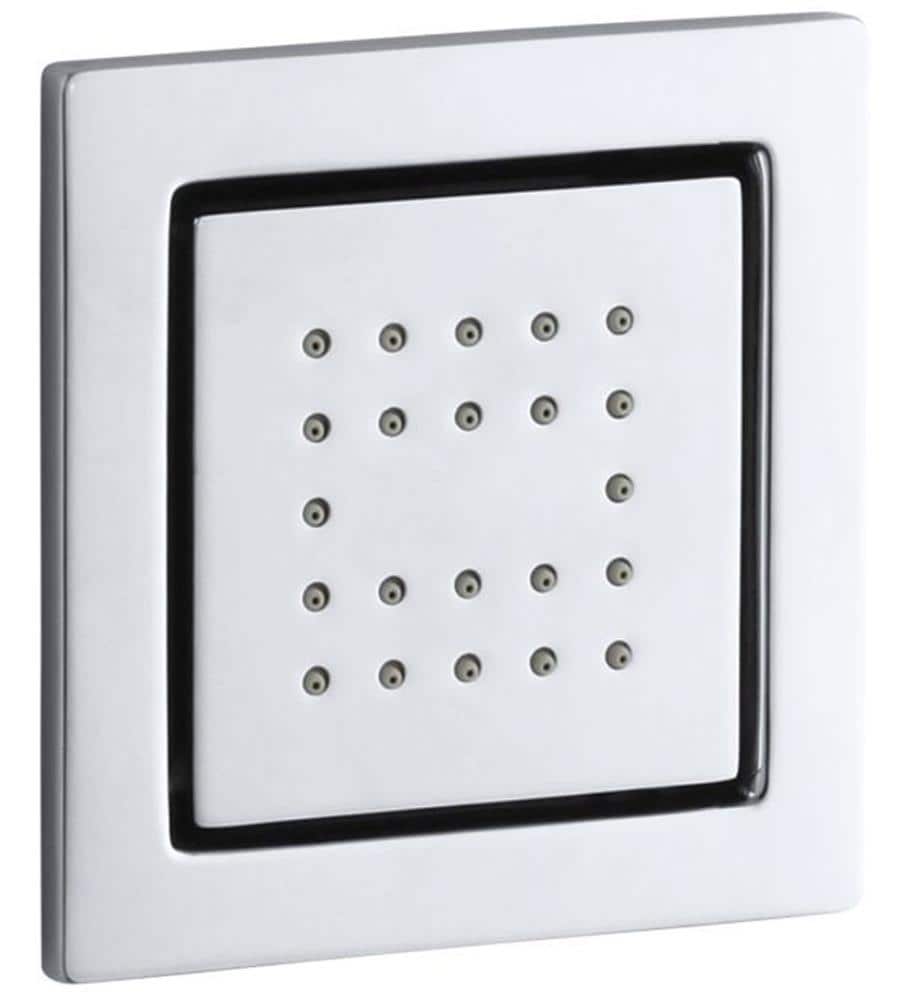 Regadera de azulejos de agua KOHLER cromada pulida Jet para ducha 8003-CP