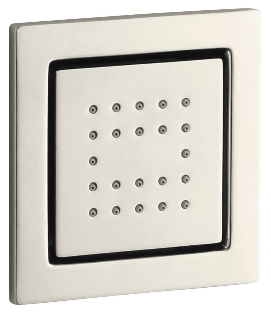 Chorro de ducha WaterTile de KOHLER en níquel pulido vibrante 8003-SN