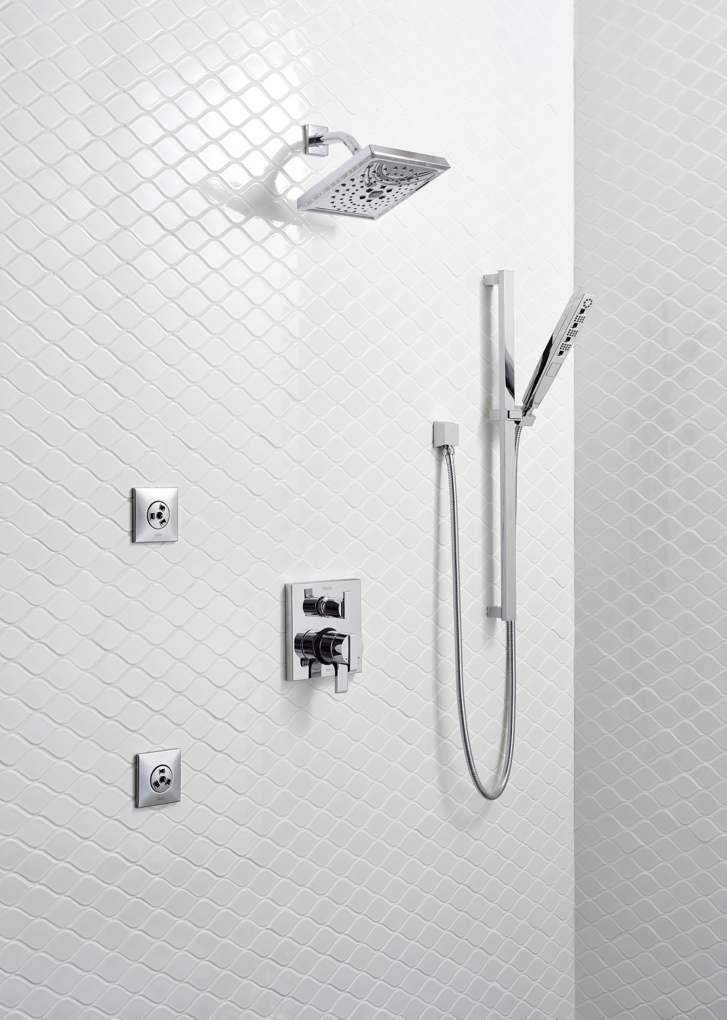 Regadera de Chorro Delta HydraChoice en Bronce Champagne SH5005-CZ