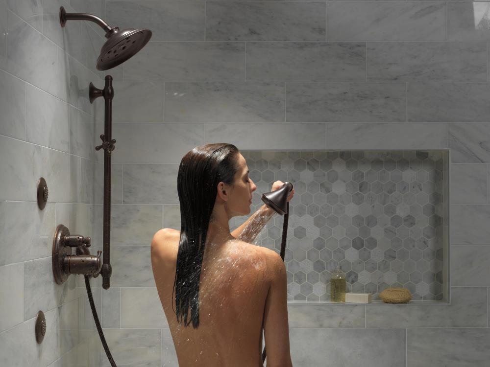 Chorro de ducha Delta HydraChoice en bronce veneciano T50010-RB