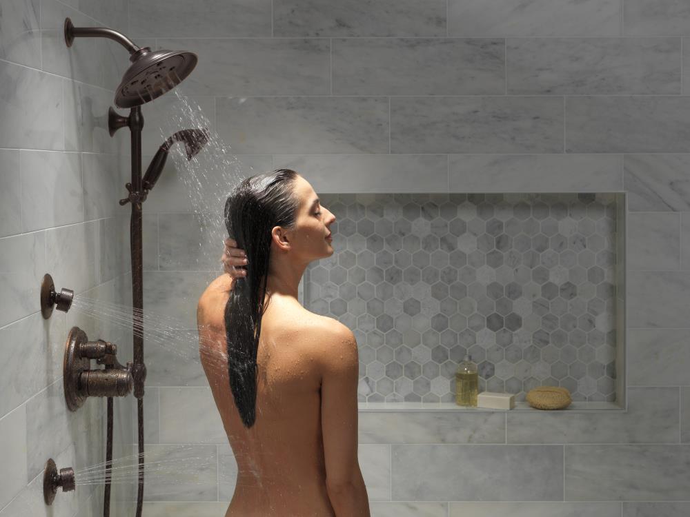 Chorro de ducha Delta HydraChoice en bronce veneciano T50010-RB