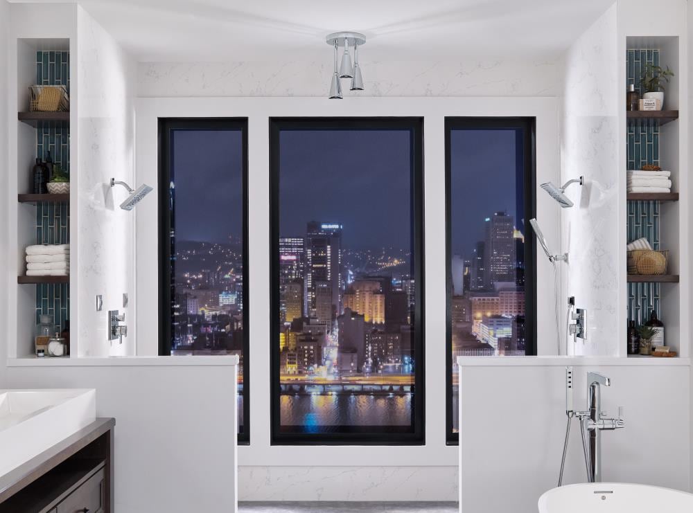 Regadera de chorro Delta HydraChoice en Bronce Champagne T50210-CZ.