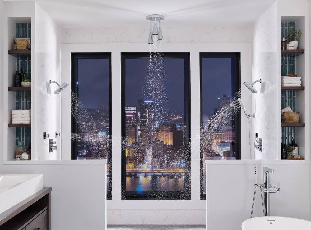 Regadera de chorro Delta HydraChoice en Bronce Champagne T50210-CZ.