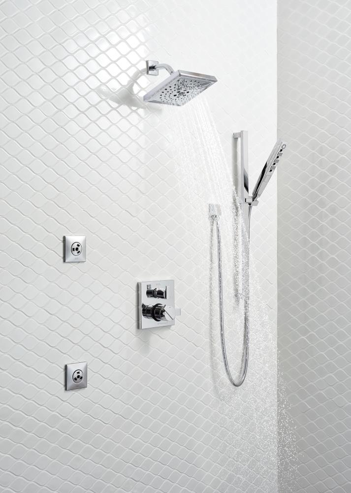 Regadera de chorro Delta HydraChoice en Bronce Champagne T50210-CZ.