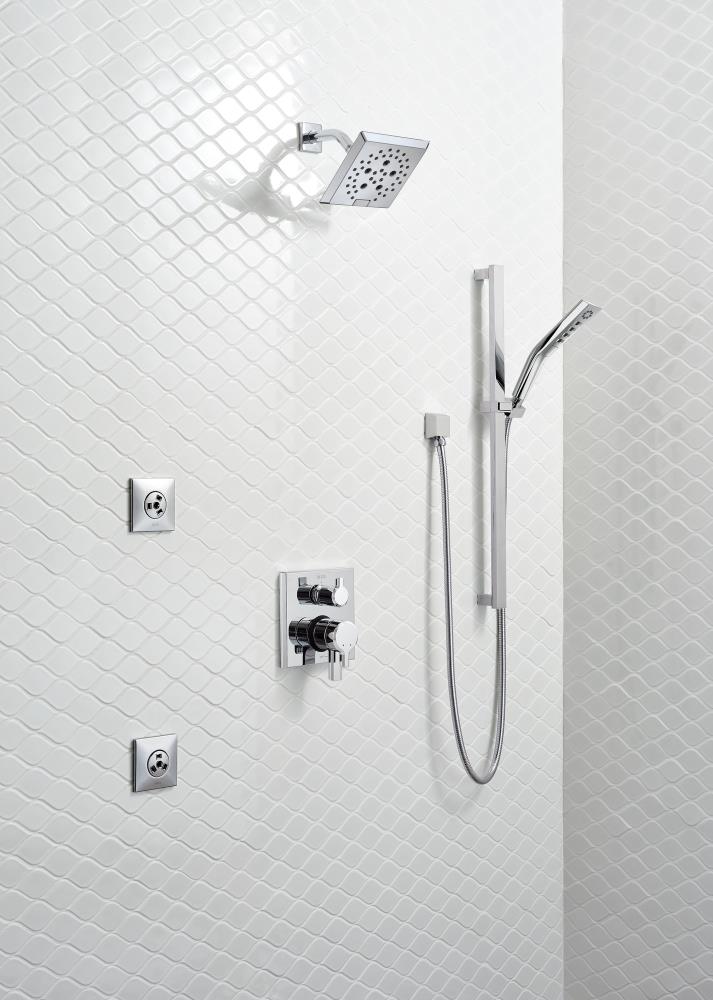 Regadera de chorro Delta HydraChoice en Bronce Champagne T50210-CZ.