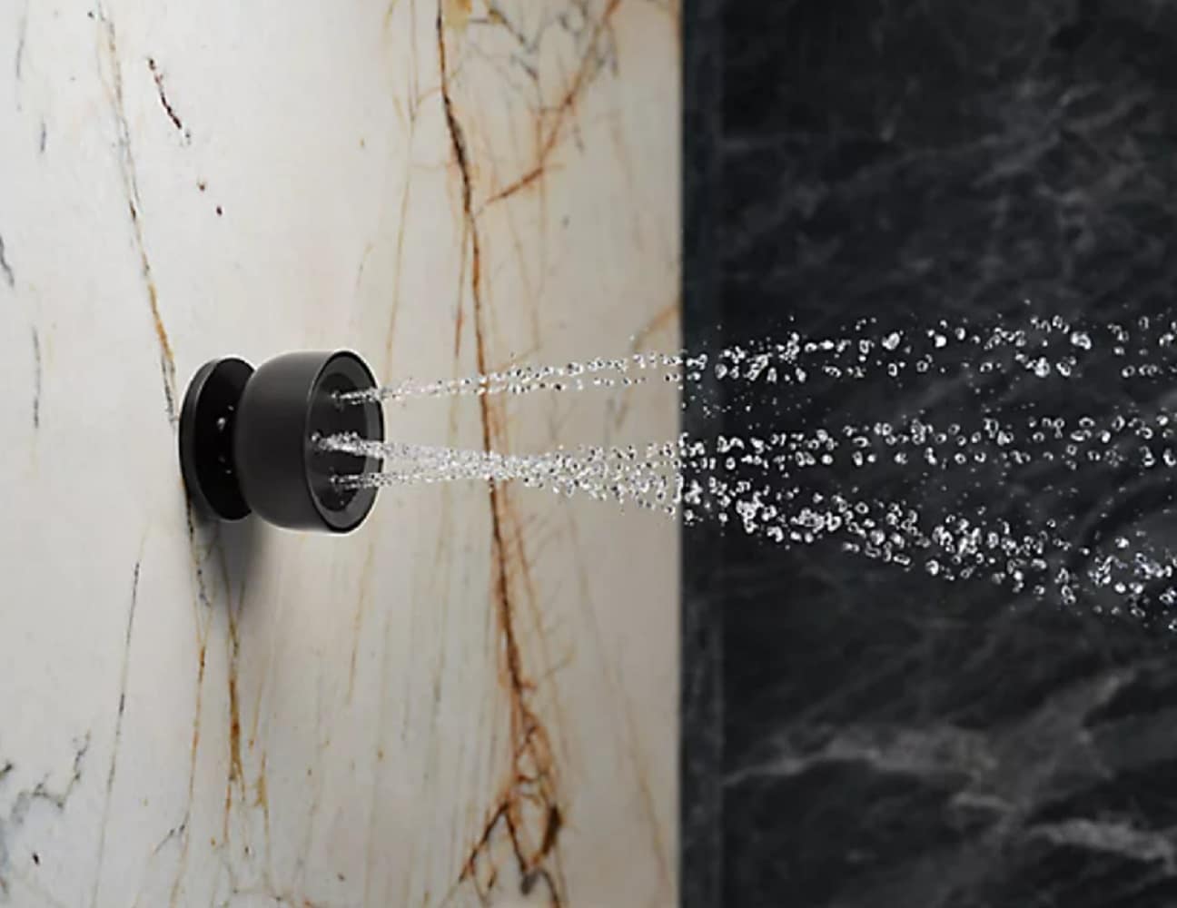Chorro de ducha en negro mate KOHLER K-26299-BL
