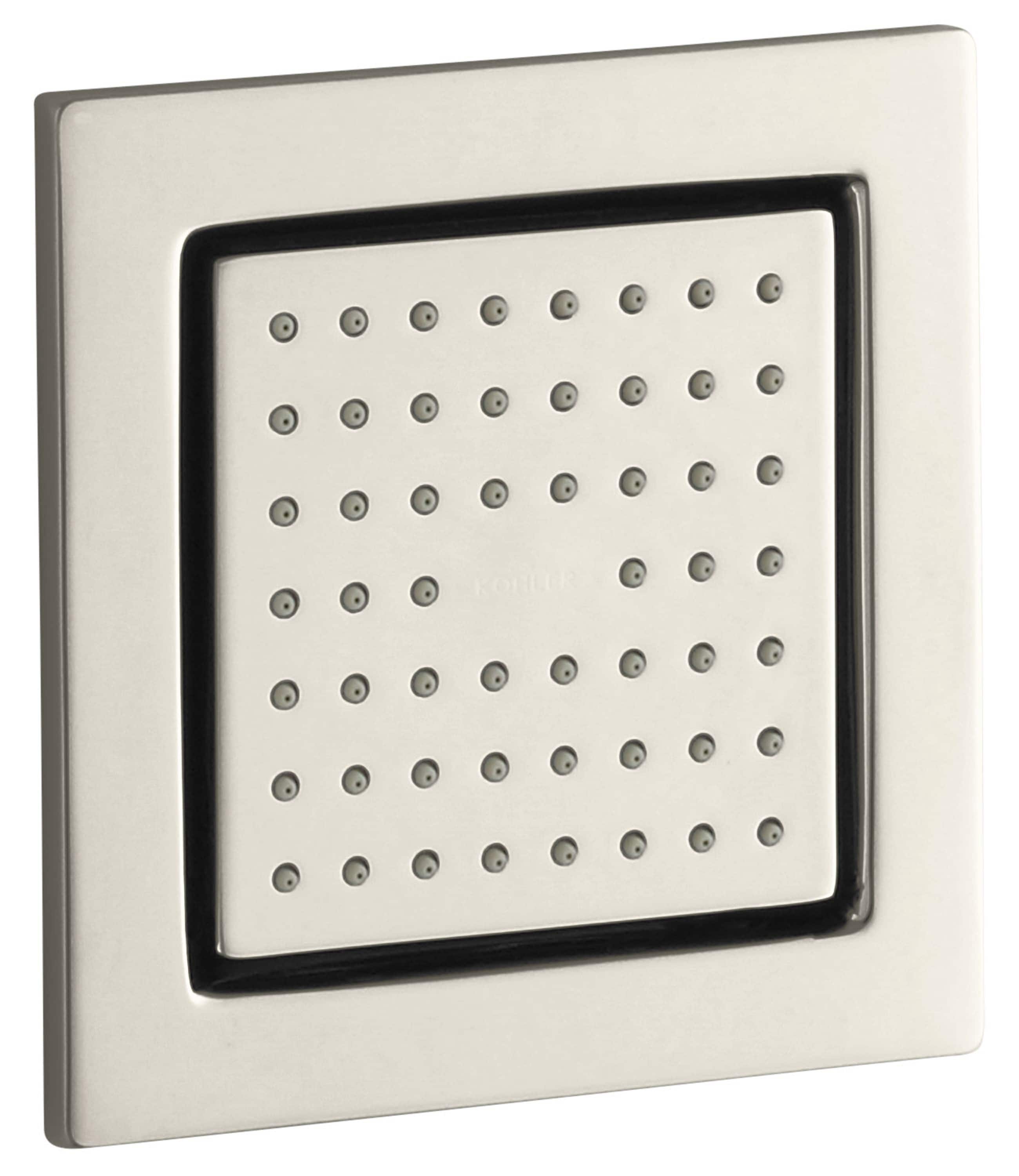 Regadera de Chorro KOHLER WaterTile en Níquel Pulido Brillante 8002-SN