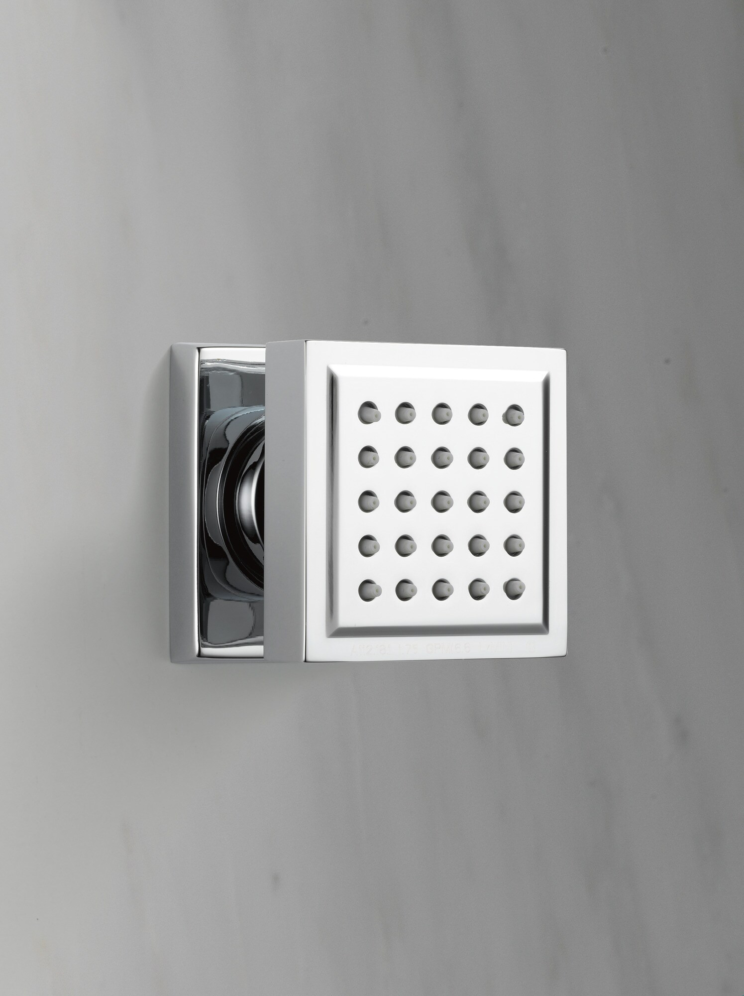 Regadera de acero inoxidable negro con cromado luminoso Delta Lumicoat 50150-KS-PR