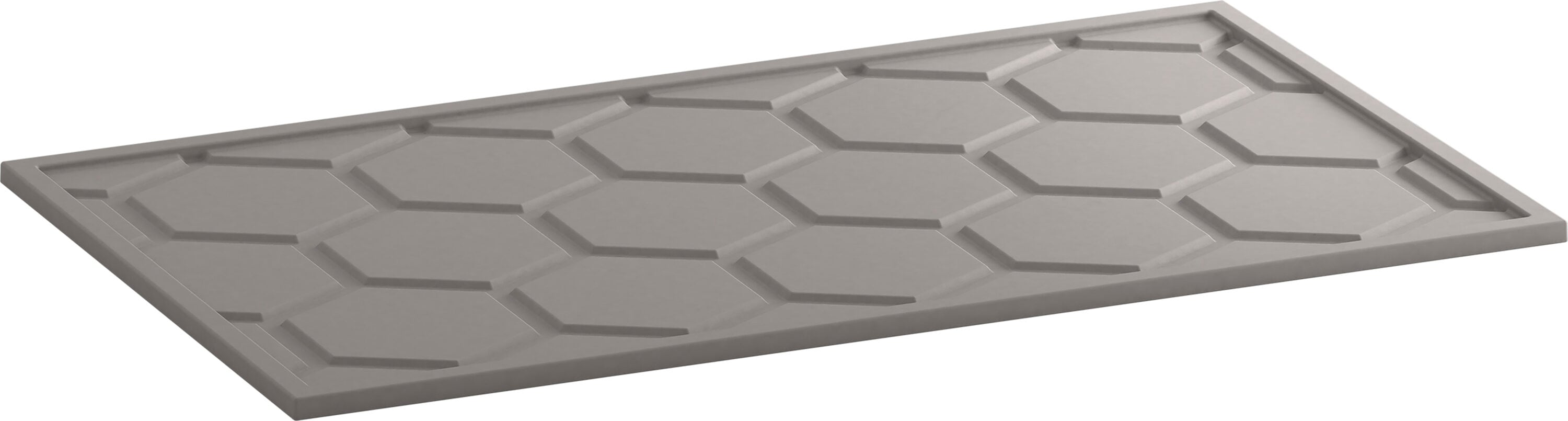 Base de tocador de baño gris mohair KOHLER (13.25 pulgadas x 0.38 pulgadas) 29747-1WT