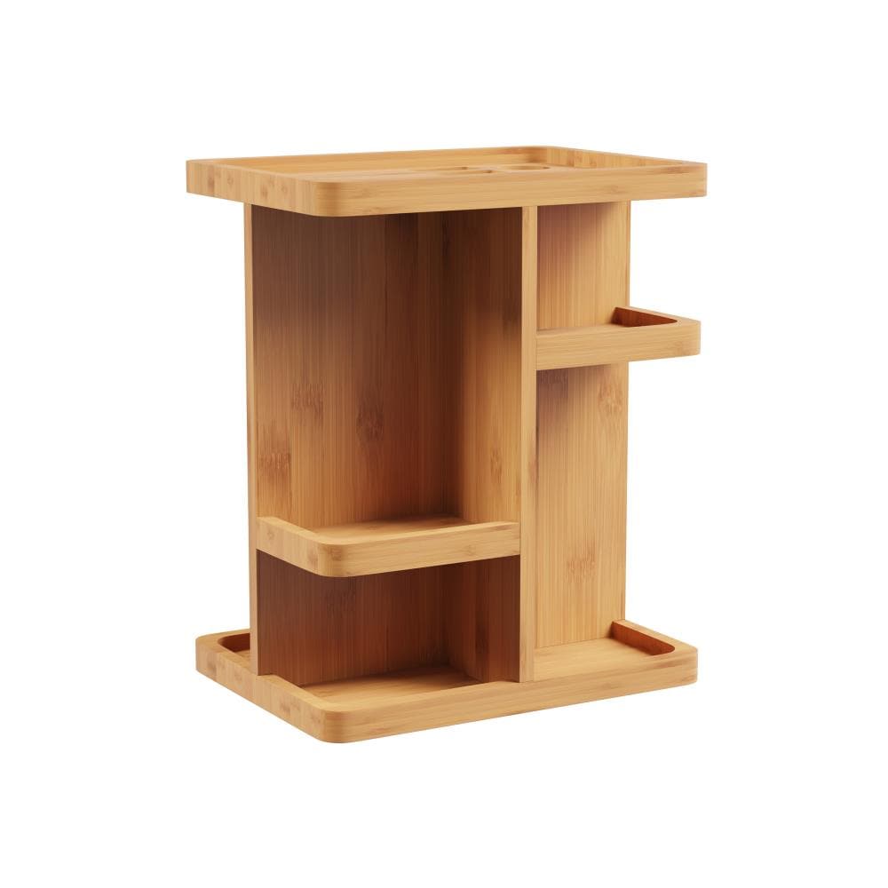 Organizador de cajones de madera dura marrón de 7.5 pulgadas de Hastings Home