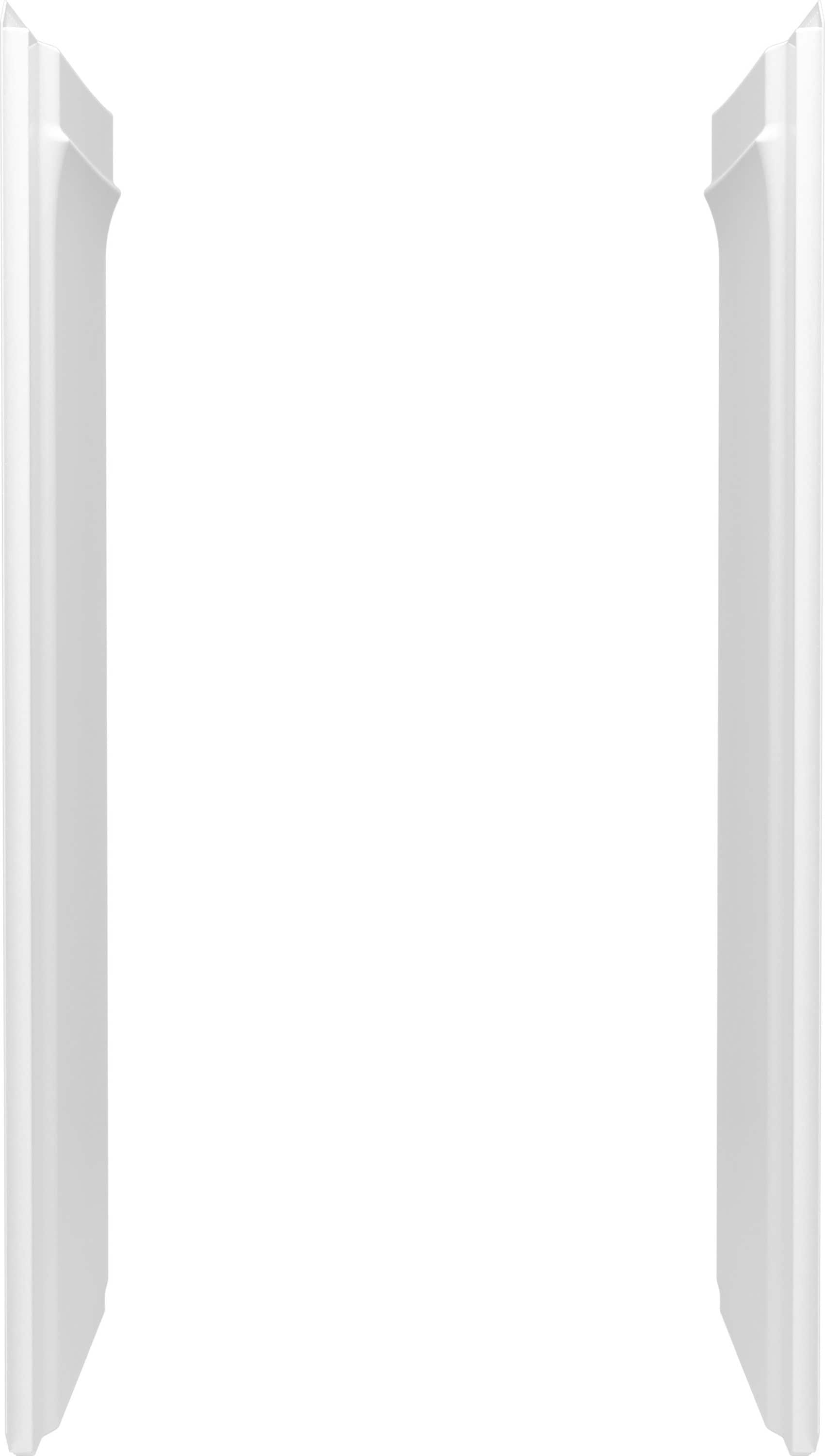 Panel de pared lateral para ducha en alcoba de 2 piezas directo al perno de 34 pulgadas de ancho x 34 pulgadas de profundidad x 72.45 pulgadas de altura en blanco de Sterling Medley 72405800-0