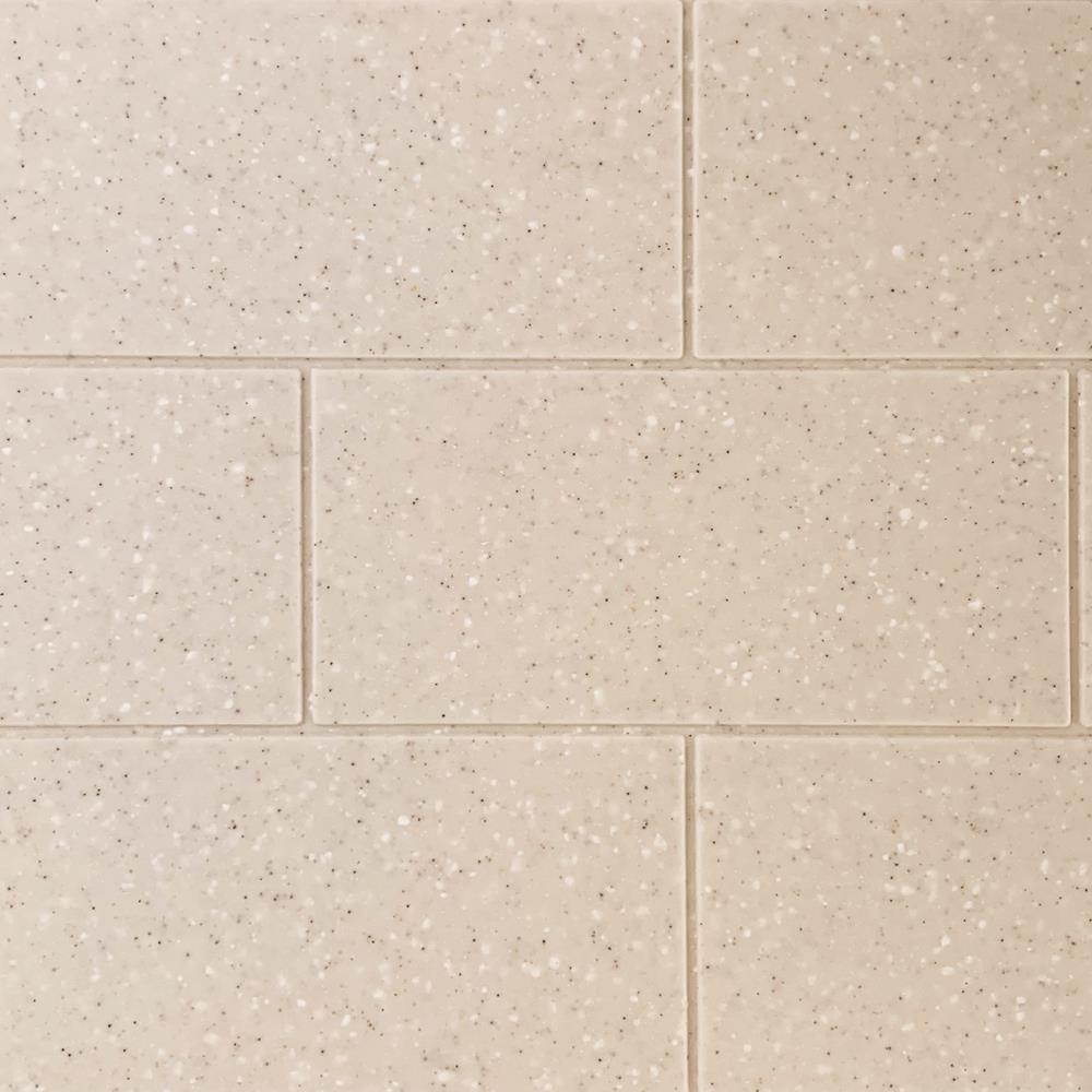 Kit de panel de ducha en alcoba Transolid SaraMar de 48 pulgadas de ancho x 36 pulgadas de profundidad x 96 pulgadas de altura en Cashew 3.0 - 3 piezas de instalación con adhesivo SWK483696-28.