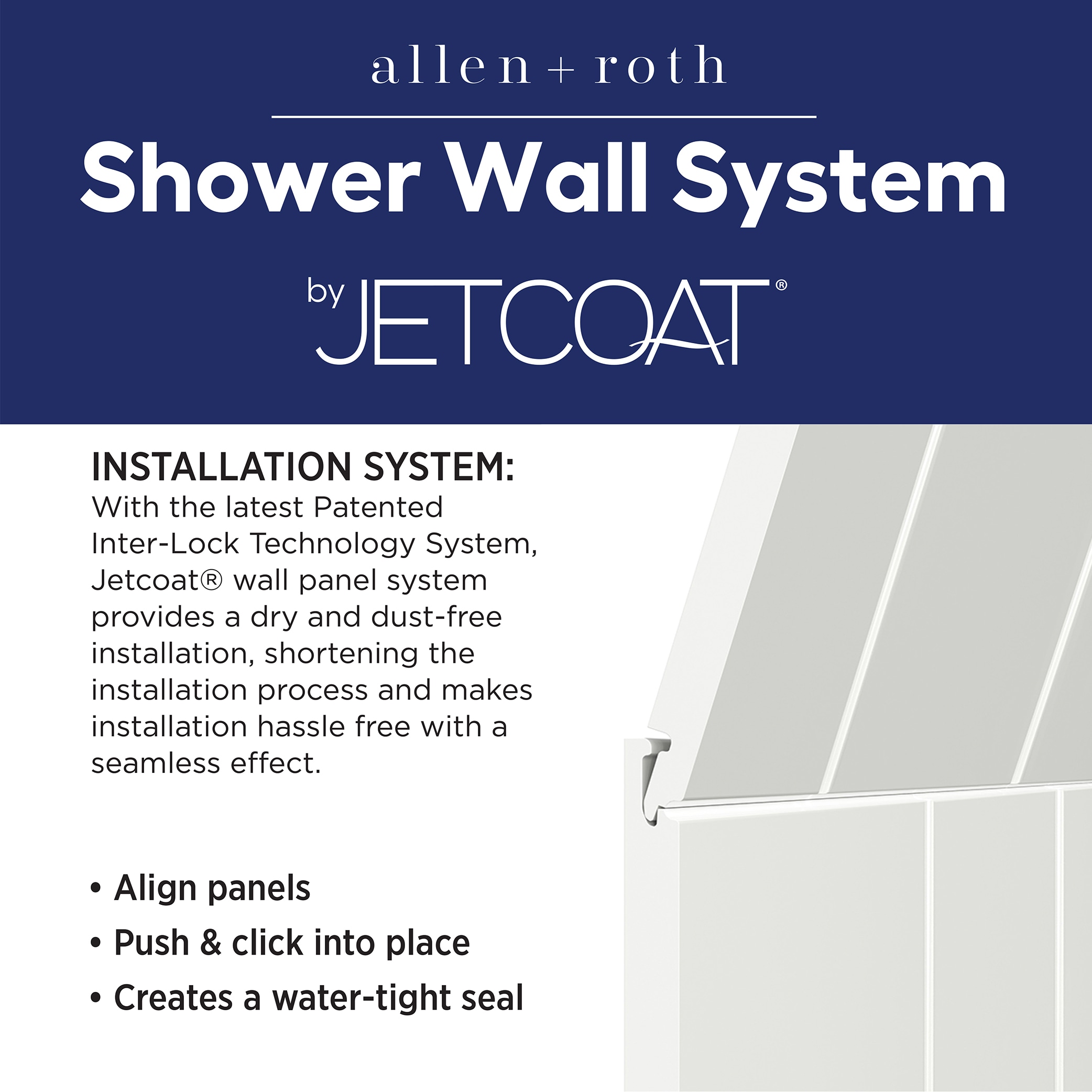 Kit de panel de ducha para alcoba de 9 piezas en gris estilo Subway de 60.0 pulgadas de ancho x 32.0 pulgadas de profundidad x 78.0 pulgadas de altura de allen + roth