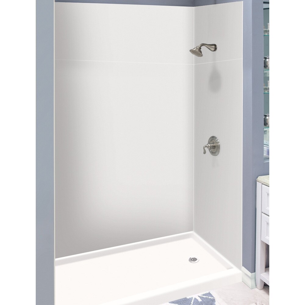 Kit de panel de ducha encajable de 3 piezas color gris de 60 pulgadas de ancho x 36 pulgadas de profundidad x 96.0 pulgadas de altura Transolid Expressions  EWKX603696-39
