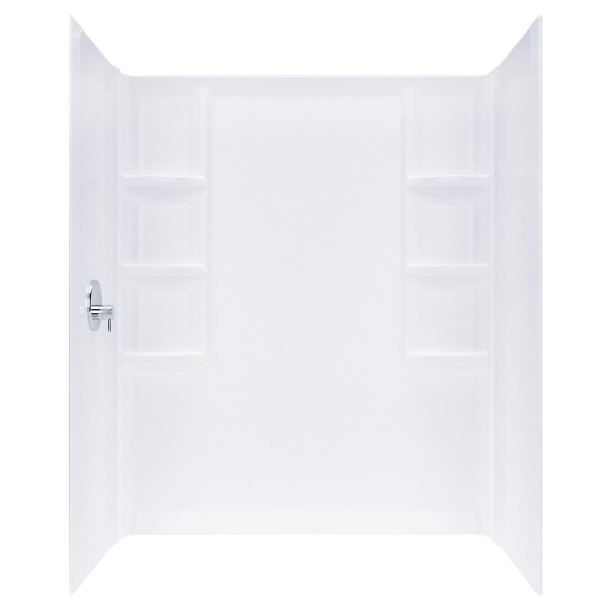 Kit de panel de ducha encastrable American Standard Studio de 3 piezas en color blanco ártico de 60 pulgadas de ancho x 32 pulgadas de profundidad x 72 pulgadas de altura 2946SW.011.