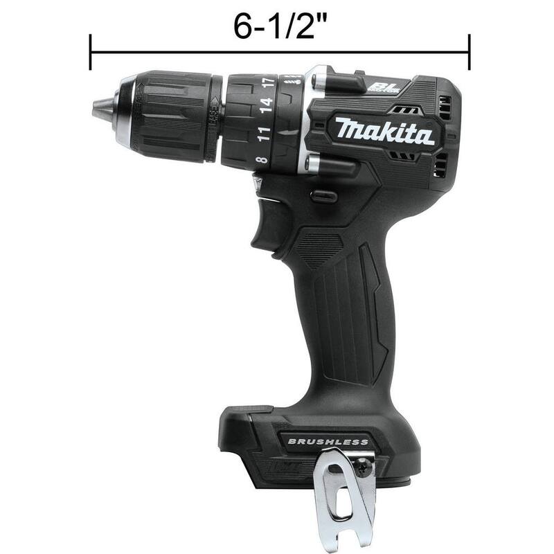 Makita 18V LXT Sub-Compact Lithium-Ion Brushless Cordless 1/2 in. Martillo Taladro de Impacto (Sólo Herramienta) - XPH15ZB