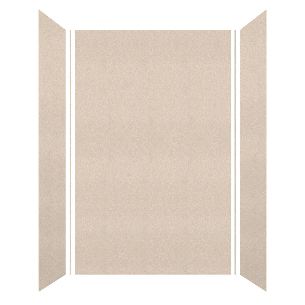 Kit de panel de ducha para alcoba de 3.0 piezas de Cashew Velvet Saramar Velvet de 36 pulgadas de ancho x 36 pulgadas de profundidad x 96 pulgadas de alto SWK603696-28V