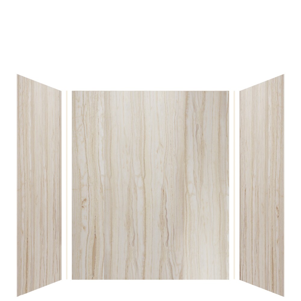 Kit de panel de ducha encajable Sorento 3.0 de 60 pulgadas de ancho x 48 pulgadas de profundidad x 72.0 pulgadas de altura de Transolid Expressions EWK604872-43