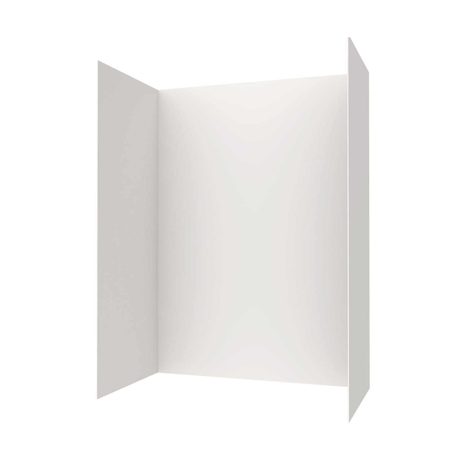 Recubrimiento de pared para regadera de alcoba blanco de 3 piezas SWAN de 48 pulgadas de ancho x 48 pulgadas de profundidad x 96 pulgadas de altura (010) 3.0 - Modelo SK-484896-010.