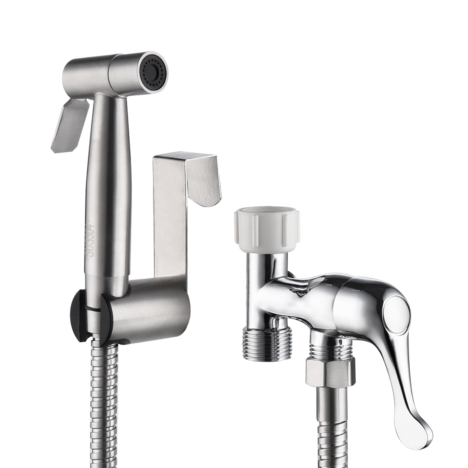 Rociador de Bidet de Mano Montado en la Pared de Color Plata de Clihome DG-BF18