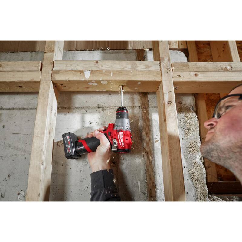 Milwaukee M12 FUEL 12V Taladro de martillo inalámbrico sin escobillas de 1/2 pulg. con kit de herramienta múltiple oscilante M12 - 3404-22-2426-20