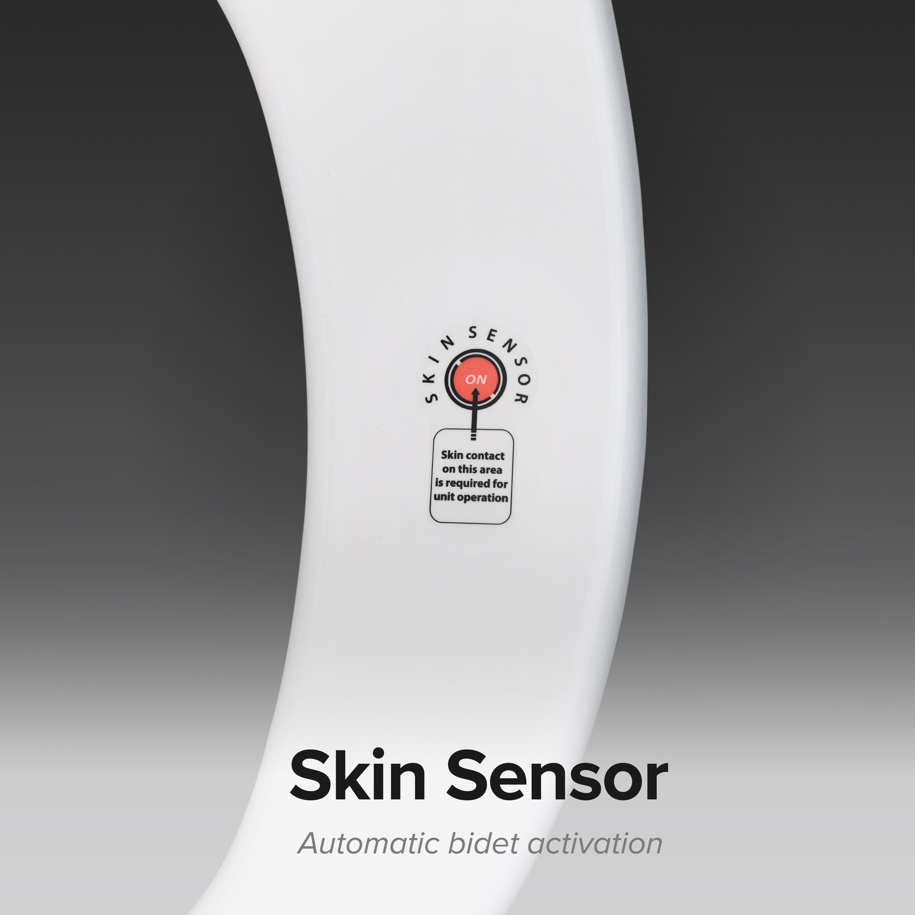Asiento de Inodoro Bidet de Plástico Blanco con Cierre Suave y Calentador - SB-1200ER