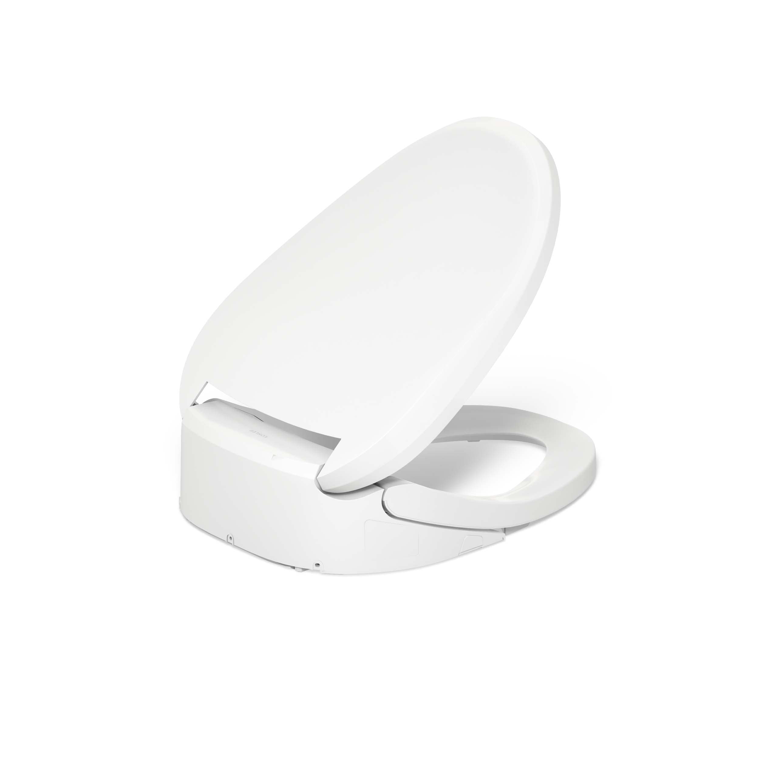 Asiento de Inodoro con Bidé Calentado Cierre Suave Elongado Blanco de Plástico PureWash E820 de KOHLER K-8298-CR-0