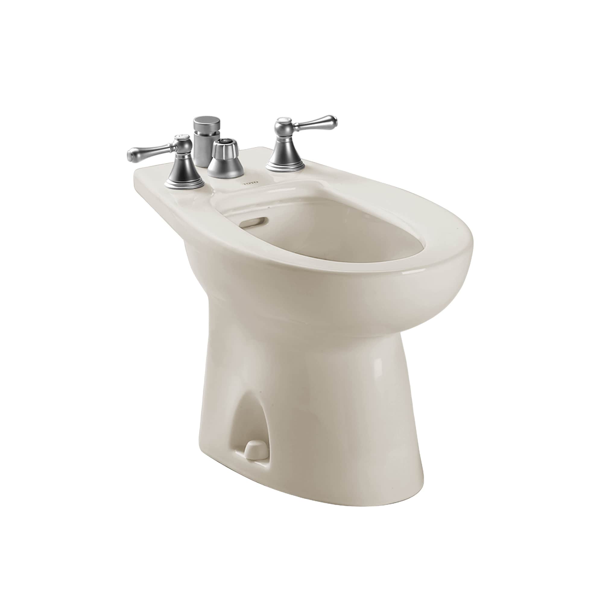 TOTO Bidet alargado de altura estándar color Beige Sedona Piedmont con descarga de 12 pulgadas BT500B-12