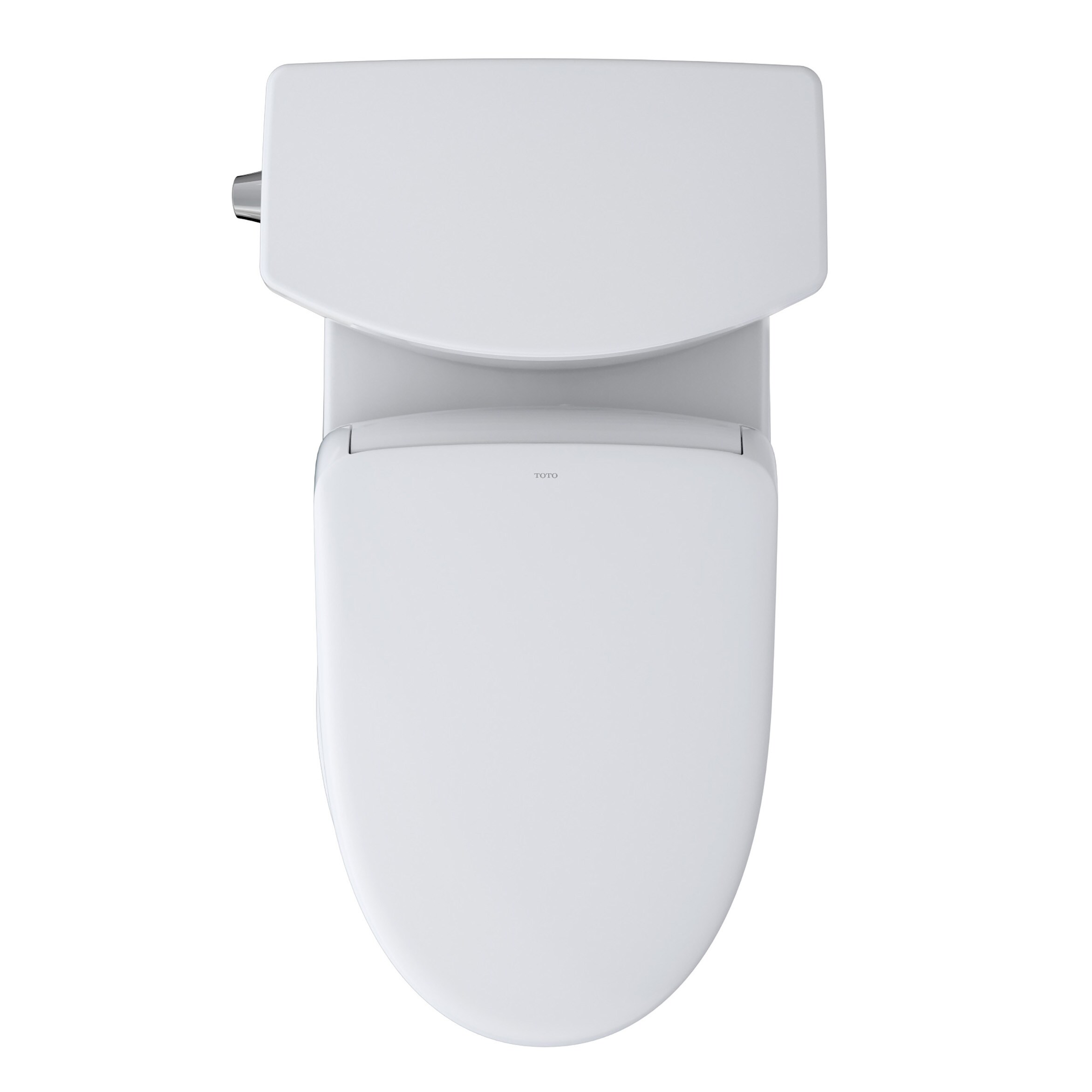TOTO WASHLET+ en Blanco Algodón, Inodoro alargado individual a altura de silla con cierre suave, Bidet de 2 piezas con instalación de 12 pulgadas y descarga de 1.0 GPF MW4744726CUFGA-01