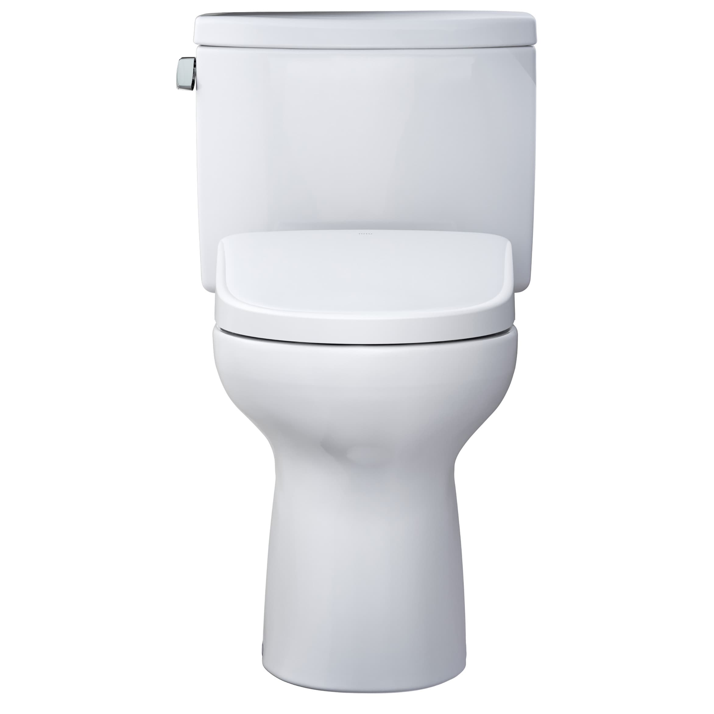 TOTO WASHLET+ Blanco Algodón Individual Alargado Altura de Silla Suave cierre Bidet de 2 piezas de 12 pulgadas de alcance y 1.28 GPF MW4544726CEFGA-01