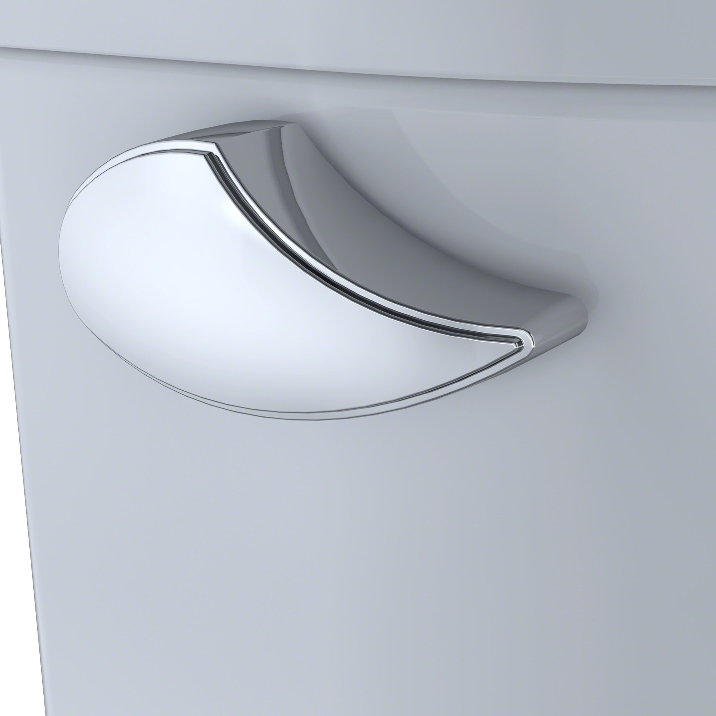 TOTO WASHLET+ Blanco Algodón Individual Alargado Altura de Silla Suave cierre Bidet de 2 piezas de 12 pulgadas de alcance y 1.28 GPF MW4544726CEFGA-01